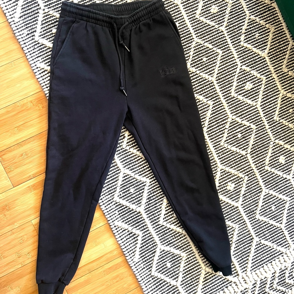 Kin Black Jogger Sweatpants Size Medium